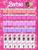 Barbie Behavior chart