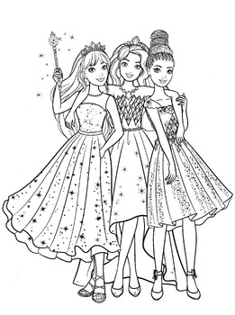 Barbie Coloring pages