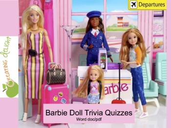 Preview of Barbie Doll Trivia Quizzes