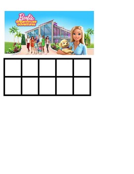 Preview of Barbie Dreamhouse Adventures Token Board- 10 Tokens