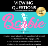 Barbie - Film Viewing Questions (including teacher answers)