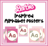 Barbie Inspired Alphabet Posters - Classroom Decor - Pink