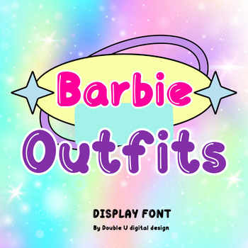 Preview of Barbie Outfits Font