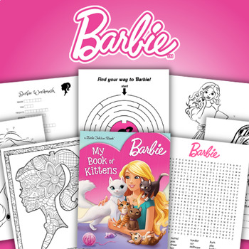 Preview of Barbie Printable Activity Packs For Kids