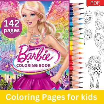 Barbie coloring pages pdf activities book summer coloring pages,coloring  book