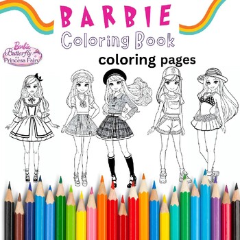 Barbie coloring pages pdf activities book summer coloring pages,coloring  book