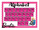 Barbie tracing letters and numbers