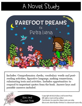 Preview of Barefoot Dreams of Petra Luna- A Complete Novel Unit