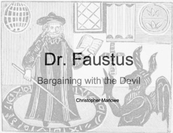 Preview of Bargain with the Devil: Dr. Faustus, Daniel Webster, Tom Walker Unit