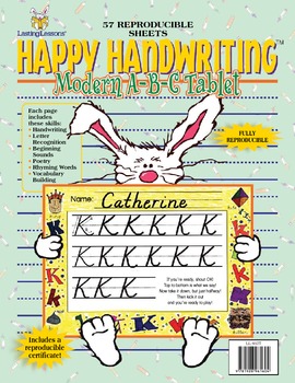 Preview of Barker Creek - Modern ABC Handwriting E-Book