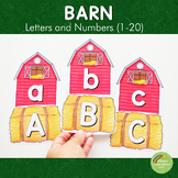 Barn Letters and Number Cards