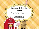 Barnyard Barrier Game