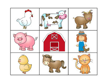 Barnyard Bingo By Preschool In Paradise Teachers Pay Teachers