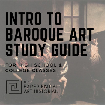 Preview of Baroque Art - Old Masters - Study Guide / Cheat Sheet / Test Prep