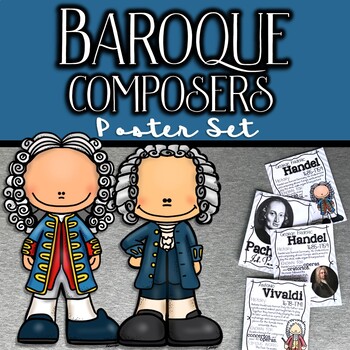 Preview of Baroque Composers Poster Set