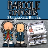 Baroque Composers Staggered Books
