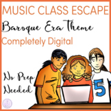 Baroque Music Themed Digital Classroom Escape