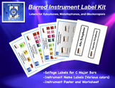 Barred Instrument Labels Kit