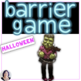 Barrier Games for Halloween for Receptive Expressive Langu