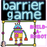 Barrier Games for Speech Therapy for Directions and Descri