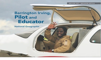 Preview of Barrington Irving, Pilot and Educator - PPT - myPerspectives - Grade 8