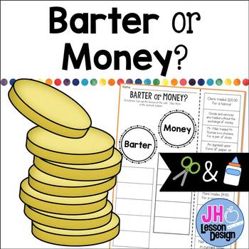 Preview of Barter or Money? Cut and Paste