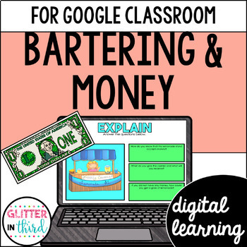 Preview of Barter and Trade and Money for Google Classroom Economics Activities