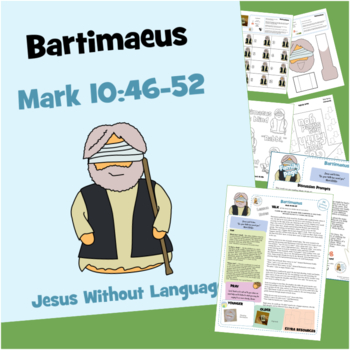 Bartimaeus Kids Ministry Lesson & Bible Crafts - Mark 10 | TpT