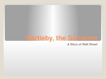 Preview of Bartleby the Scrivner group questions activity