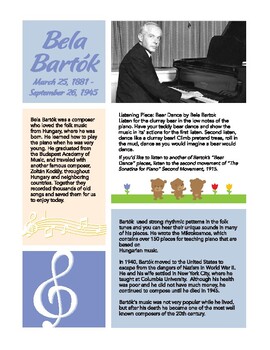 Preview of Bartok Composer Page
