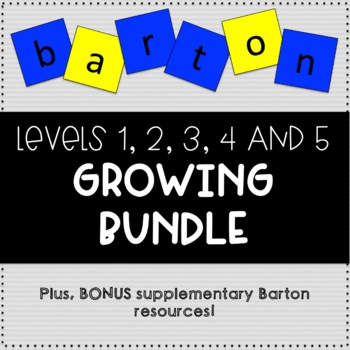 Preview of Barton Digital Learning BUNDLE