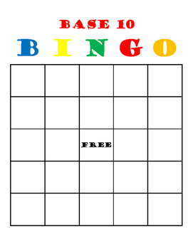 Base-10 Bingo (A Place Value Game) by Carolyn Kilmer | TpT