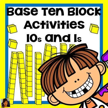 Preview of Base Ten Blocks Worksheets Tens and Ones