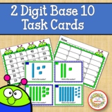Base 10 Blocks 2 Digit Task Cards