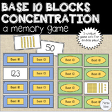 Base 10 Blocks Concentration: A Memory Matching Game!