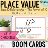 Ten Times as Much Place Value BOOM CARDS