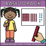 Base 10 Ten Blocks Place Value Math Game Hundreds Tens One