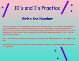 Base 10's and 1's (write the number)