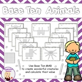 Base Ten Animals - Fine Motor skills with MAB