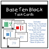 Base Ten Block Task Cards