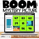 Base Ten Blocks 2 Digit Mystery Picture Boom Cards™