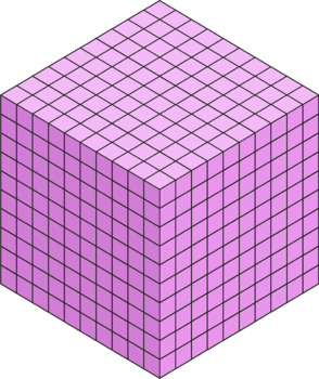 Math Clip Art Place Value Base Ten Blocks | Images Color Black White