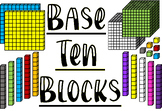 Base Ten Blocks Clipart Set