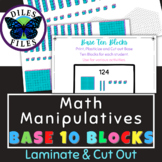 Base Ten Blocks Math Manipulatives