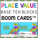 Base Ten Blocks Place Value Boom Cards Kindergarten First Grade