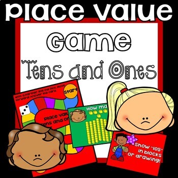 base ten blocks worksheet and game bundle tens and ones tpt