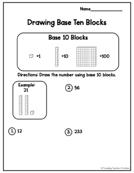 Base Ten Blocks and Partial Sums Addition - CCSS Aligned | TpT