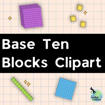 Preview of Base Ten Blocks to the Thousands - CLIPART | Number Sense, Manipulative