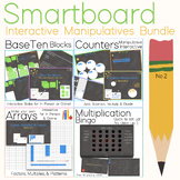 BUNDLE Base Ten, Counters, Make Arrays, and Multiplication Bingo