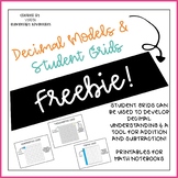 Base Ten Decimal Models and Grids